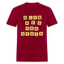 Load image into Gallery viewer, Tiles Tee - dark red
