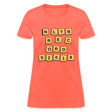 Load image into Gallery viewer, Women&#39;s Tiles Tee - heather coral
