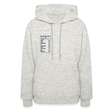 Load image into Gallery viewer, Women&#39;s Facts Hoodie - heather oatmeal

