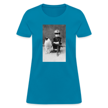 Load image into Gallery viewer, Women&#39;s Tintype Tee - turquoise
