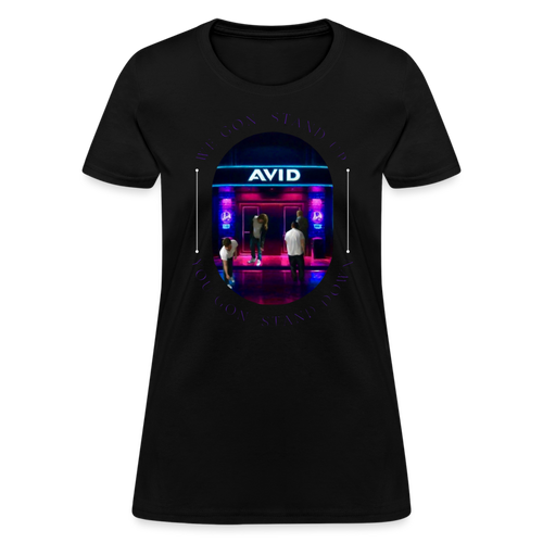 Women's Stand Down Tee - black