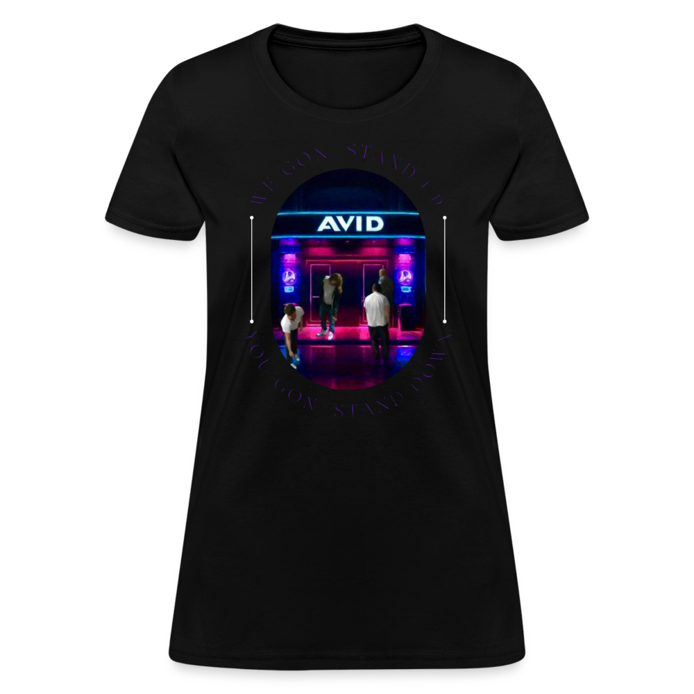 Women's Stand Down Tee - black