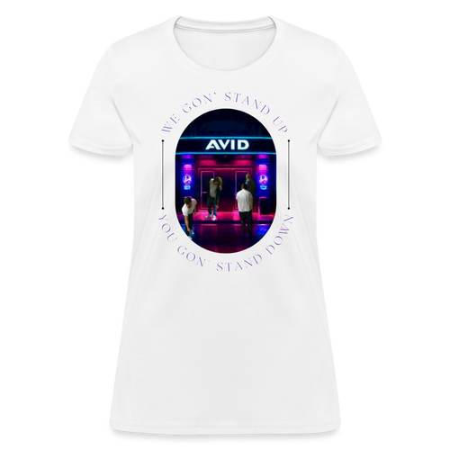 Women's Stand Down Tee - white