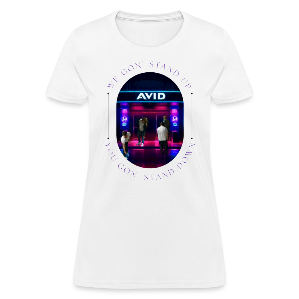 Women's Stand Down Tee - white