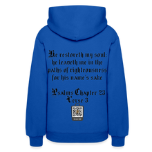 Load image into Gallery viewer, Brick By Brick Women&#39;s Hoodie - The Foundation Collection - royal blue
