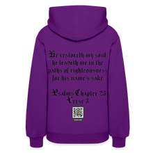 Load image into Gallery viewer, Brick By Brick Women&#39;s Hoodie - The Foundation Collection - purple
