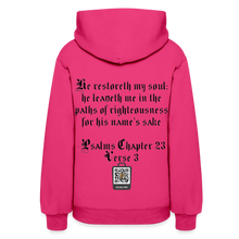 Load image into Gallery viewer, Brick By Brick Women&#39;s Hoodie - The Foundation Collection - fuchsia
