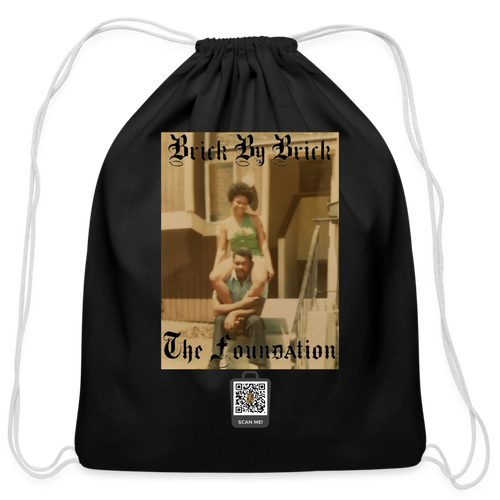 Drawstring Bag - The Foundation Collection - black