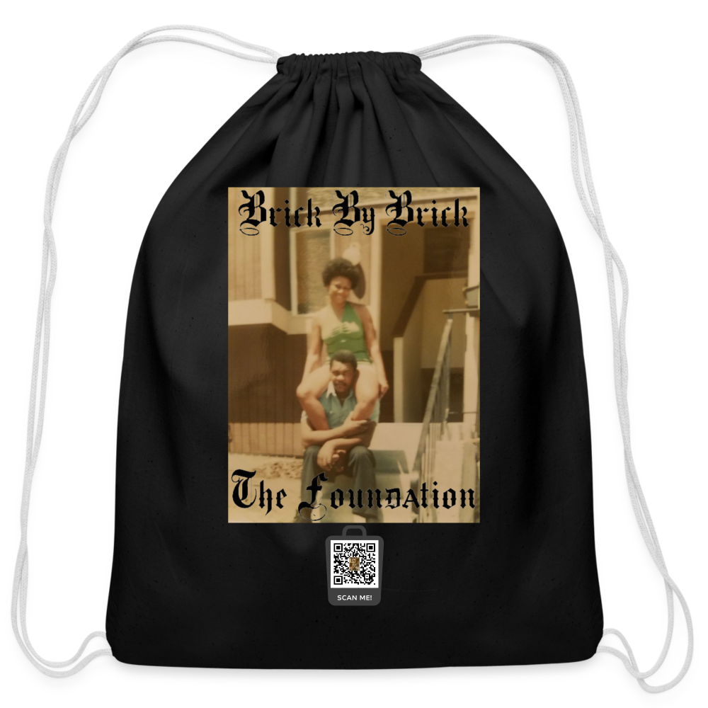 Drawstring Bag - The Foundation Collection - black