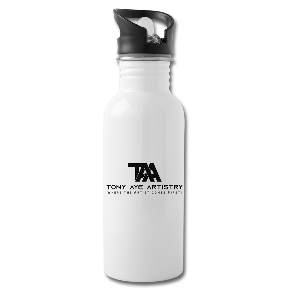 Tony Aye Artistry Water Bottle - white