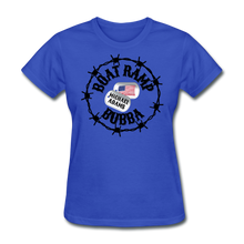 Load image into Gallery viewer, Barbwire Women&#39;s Tee - royal blue
